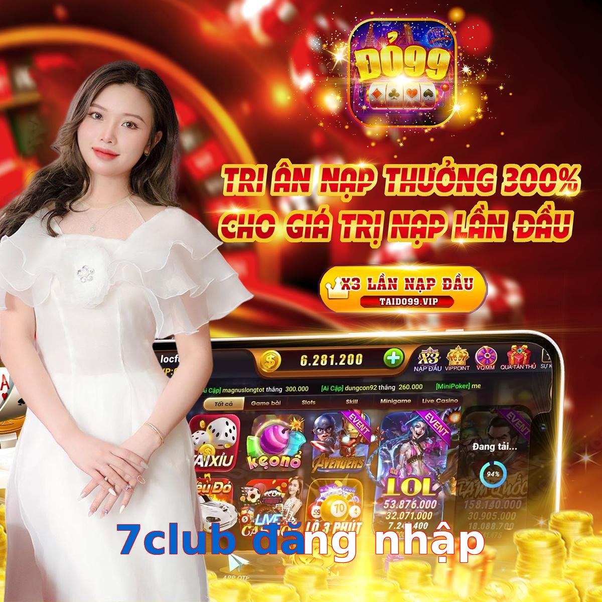 7club đăng nhập
