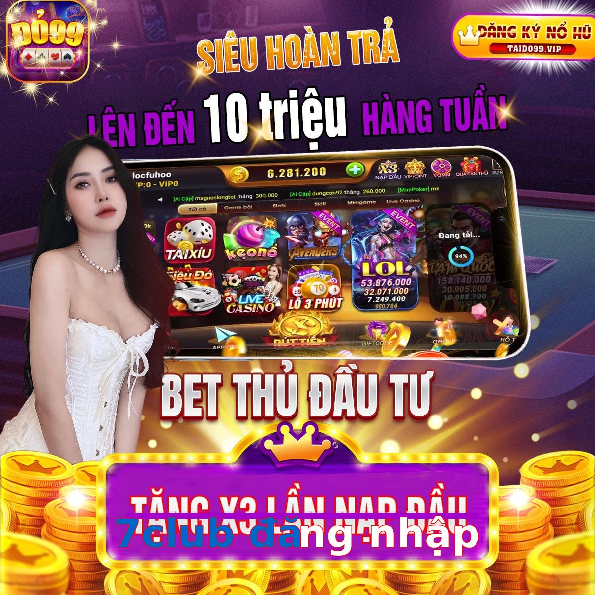 7club đăng nhập